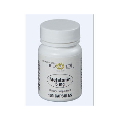 Melatonin 5 mg 100 caps by Bio-Tech
