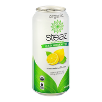 Steaz Iced Green Tea Organic Unsweetened Lemon
