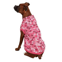 Casual Canine Bone Heads Waffle Pet Sweatshirt Hoodie - Pink