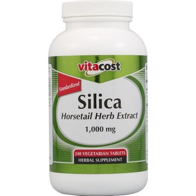 Vitacost Brand Vitacost Silica Horsetail Herb Extract -- 1,000 mg - 240 Vegetarian Tablets