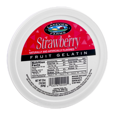 Lakeview Farms Strawberry Fruit Gelatin