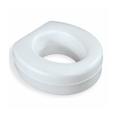 Medline Contoured Plastic Raised Toilet Seat