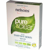 Nelsons Natural World Nelsons Pure and Clear Acne Treatment Tablets 48 Tablets