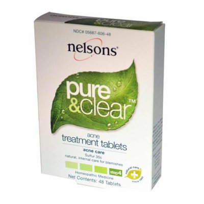 Nelsons Natural World Nelsons Pure and Clear Acne Treatment Tablets 48 Tablets