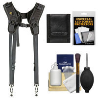 BlackRapid RS DR-1 Sling Double Camera Strap with Cleaning & Accessory Kit
