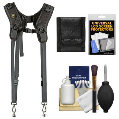 BlackRapid RS DR-1 Sling Double Camera Strap with Cleaning & Accessory Kit