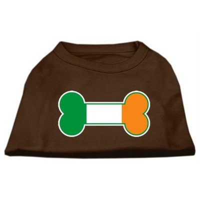 Ahi Bone Flag Ireland Screen Print Shirt Brown XXXL (20)