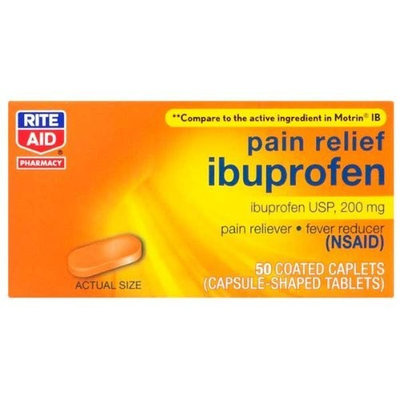 Rite Aid Brand Rite Aid Ibuprofen, Orange Flavor 50 Caps