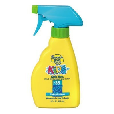 Banana Boat Kids Quick Blok Sunblock Spray With SPF 35
