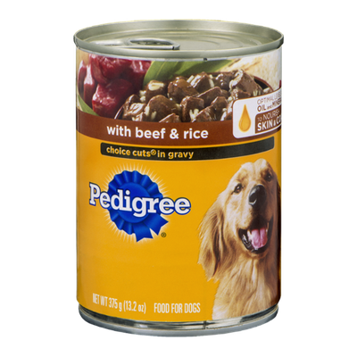 Pedigree® Beef & Rice Choice Cuts in Gravy Dog Food