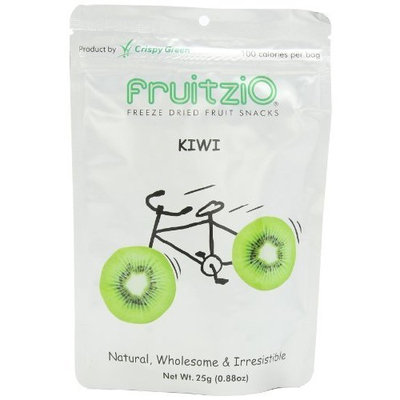 Fruitzi'o FruitziO Freeze Dried Fruit Snacks, Kiwi, 0.88-Ounce Pouches (Pack of 6)