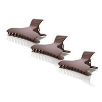 Bombshell 3 Rubberized Butterfly Clips Model No. 5188BR