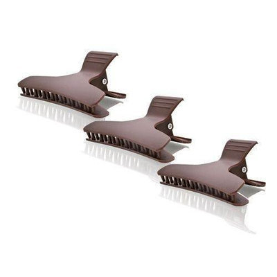 Bombshell 3 Rubberized Butterfly Clips Model No. 5188BR