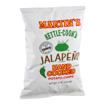 Martin's Kettle-Cook'd Hand Cooked Potato Chips Jalapeno Flavored