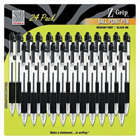 Zebra Z-Grip Ballpoint Pen Medium - Black Ink (24 Per Pack)