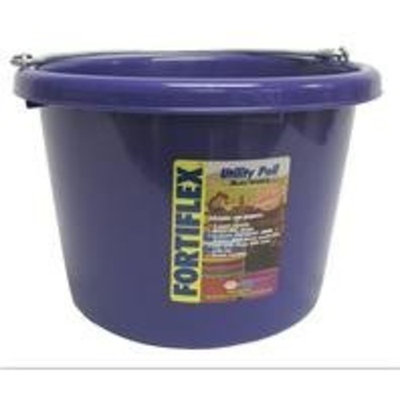 Fortiflex Multi-Purpose Storage Bucket for Dogs/Cats and Horses, 74-Quart, Vivid Violet
