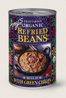 Amy's Kitchen Organic Vegetarian Refried Beans With Green Chiles