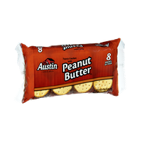 Austin Toasty Crackers with Peanut Butter- 8 PK