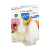 Renuzit Renew Neutralizer After the Rain Scented Oil Warmer Unit