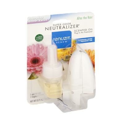 Renuzit Renew Neutralizer After the Rain Scented Oil Warmer Unit