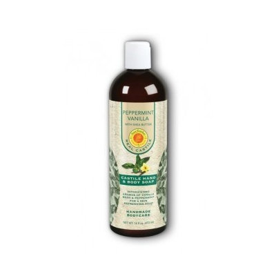 Peppermint Vanilla Liquid Soap Natural Sunfeather 16 oz Liquid