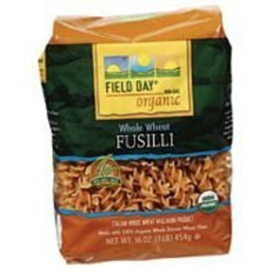 Field Day Pasta, Og, Ww, Fusilli, 16-Ounce (Pack of 6)