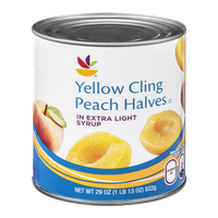 Ahold Yellow Cling Peach Halves in Extra Light Syrup