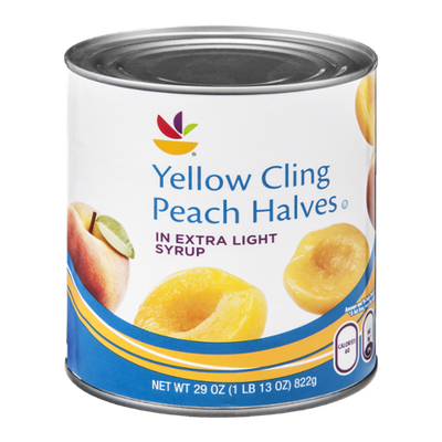 Ahold Yellow Cling Peach Halves in Extra Light Syrup