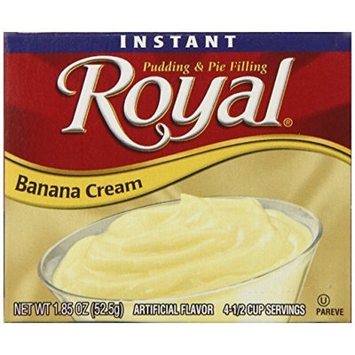 Royal Instant Pudding, Banana Cream, 1.85 Ounce (Pack of 12)