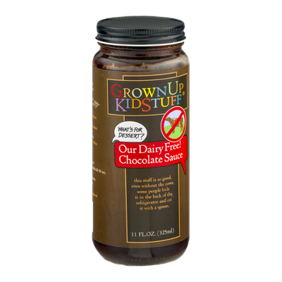 GrownUp KidStuff Dairy Free Chocolate Sauce
