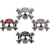 Mirage 3/8 Skull Slider Charm