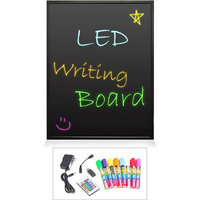 Pyle Audio Pyle Erasable Illuminated LED Writing Board w/ Remote Control and 8 Fluorescent Markers PLWB3040