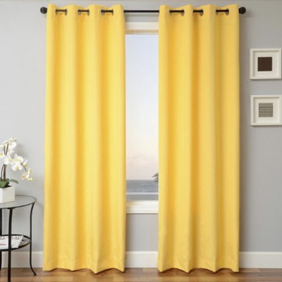 Sunbrella Indoor/Outdoor Window Panel - Buttercup (52x96