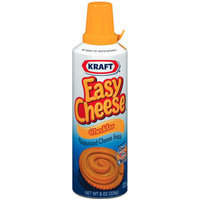 Easy Cheese Kraft Cheddar Cheese 8 oz