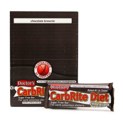 Doctor's CarbRite Diet Sugar Free Bar 12 pack Chocolate Brownie