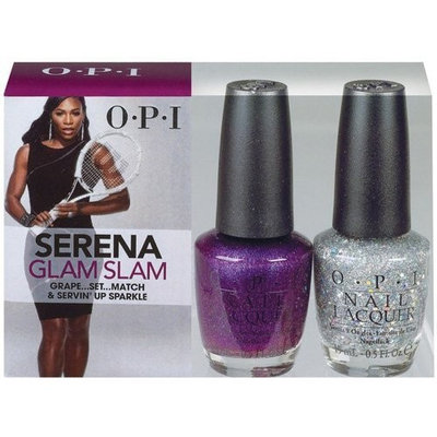 OPI Serena Glam Slam England Grape Set Match & Servin' Up Sparkle