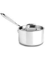 All Clad Stainless Steel 1-1/2qt Sauce Pan w/ Lid