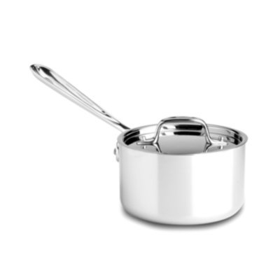 All Clad Stainless Steel 1-1/2qt Sauce Pan w/ Lid