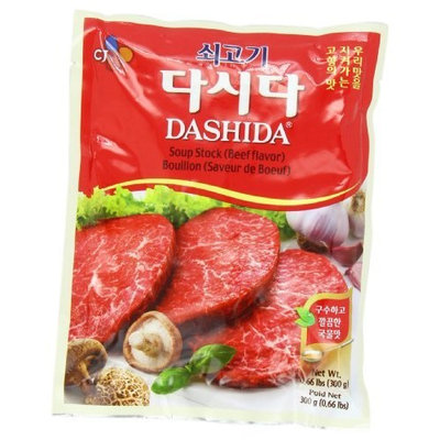 CJ Bek Sul Beef Soup Stock (Dashida), 10.58-Ounce Packages (Pack of 5)