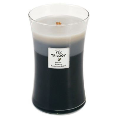 Woodwick Candle Warm Woods Trilogy Large Jar