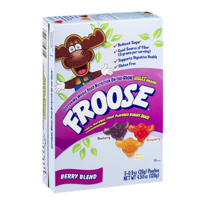 Froose Fruit Flavored Gummy Snack Pouches Berry Blend - 5 CT