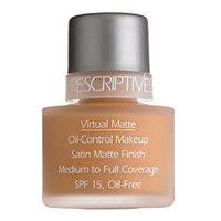 Prescriptives Virtual Matte Oil-Control Makeup Broad Spectrum SPF 15, Fresh Cream (01), 1 oz