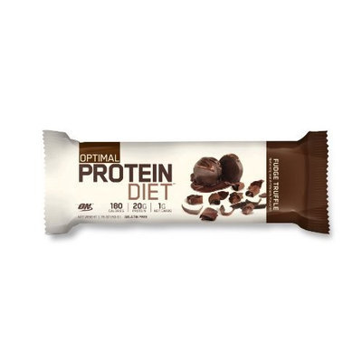 Optimum Nutrition Complete Protein Diet Bar, Fudge Truffle, Pack Of 15
