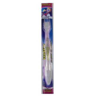 Firefly Lightup Timer Soft Bristle Toothbrush (Colors May Vary)