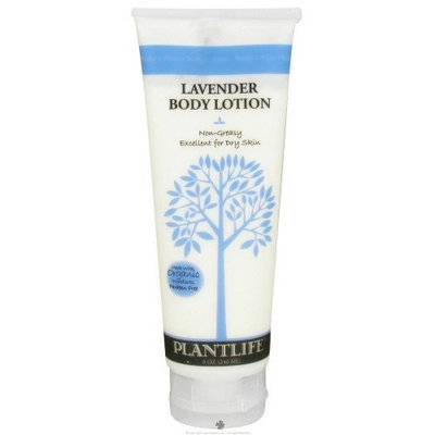 Plantlife Lavender Body Lotion (8 oz) Made with organic ingredients & 100% pure essential oils