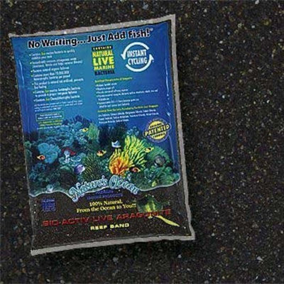 Worldwide Imports AWWA10741 2-Piece Live Aragonite Sand, 20-Pound, Black