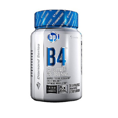 BPI B4 Fat Burner Pre-Training, Capsules, 30 ea
