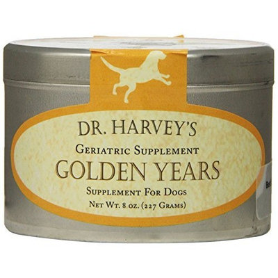 Dr. Harvey's Golden Years Herbal Supplement for Senior Dogs, 8-Ounce Tin