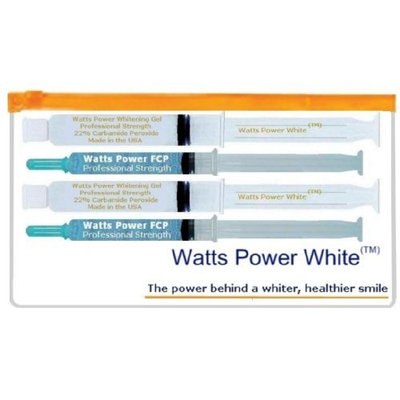 Direct 2u Wholesale LLC Watts Power White 22% Teeth Whitening Sets- 2 Complete Sets