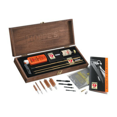 MAURICE SPORTING GOODS Hoppes Deluxe Wooden Gun Cleaning Kit